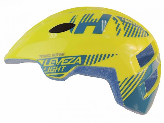 Dětská cyklistická helma Haven Leveza Light žlutá/modrá