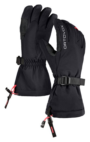 Dámské rukavice ORTOVOX Merino Mountain Glove Black raven