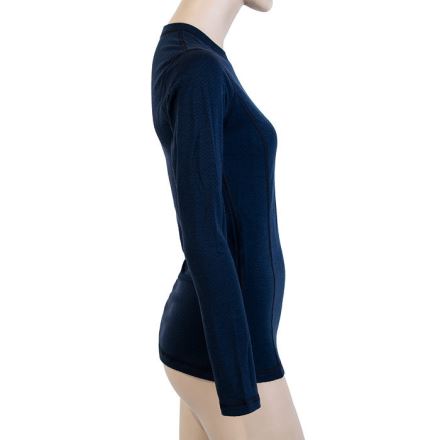 Dámské funkční tričko s dlouhým rukávem SENSOR Merino DF deep blu (1)