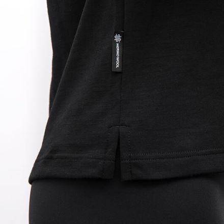 Dámské triko s krátkým rukávem Sensor Merino Blend Stone černá (4)