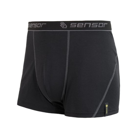Pánské funkční trenky SENSOR Double Face krátké černá