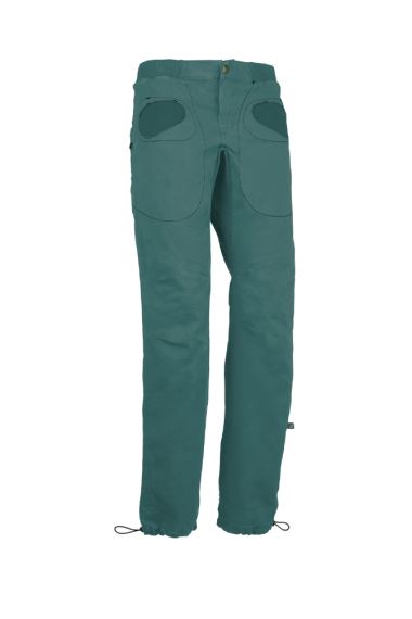 Pánské kalhoty E9 Rondo Slim Trousers Man green lake