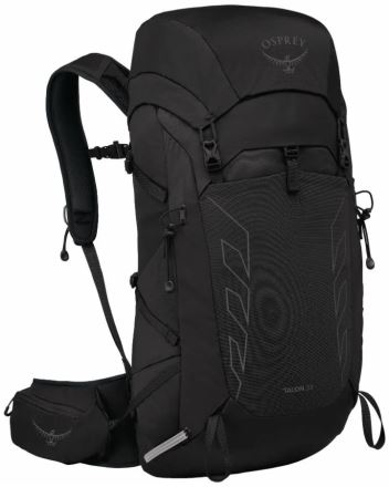 Turistický batoh Osprey Talon 33 EF black/coal grey