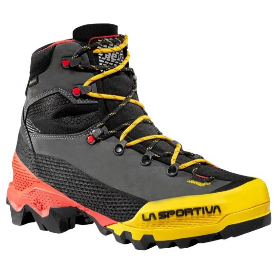 Pánská kotníková bota La Sportiva Aequilibrium LT GTX black/yellow