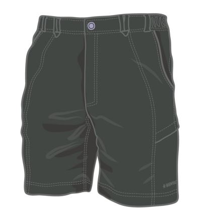 Pánské kraťasy Warmpeace Tobago dark grey