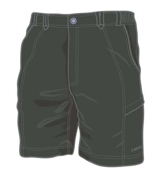 Pánské kraťasy Warmpeace Tobago dark grey