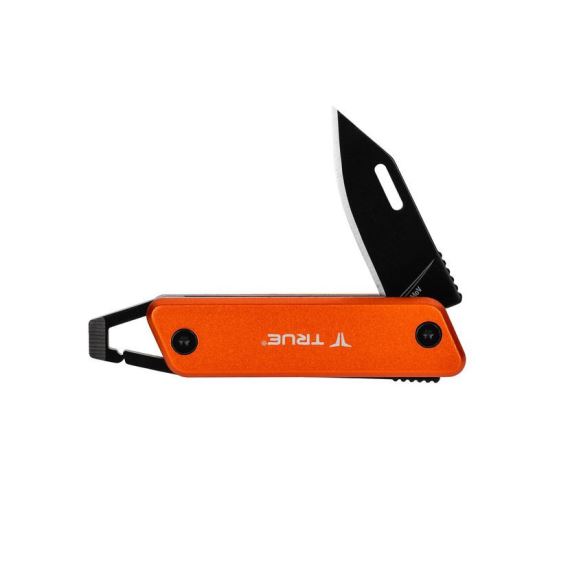 Kapesní nůž True Utility Modern Keychain Knife orange