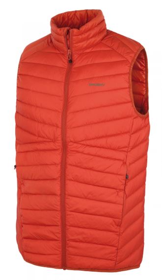 Pánská péřová vesta Husky Dresles M brick orange