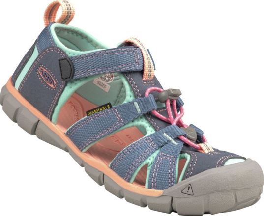 Dětské sandály KEEN Seacamp II CNX Youth flint stone/ocean wave