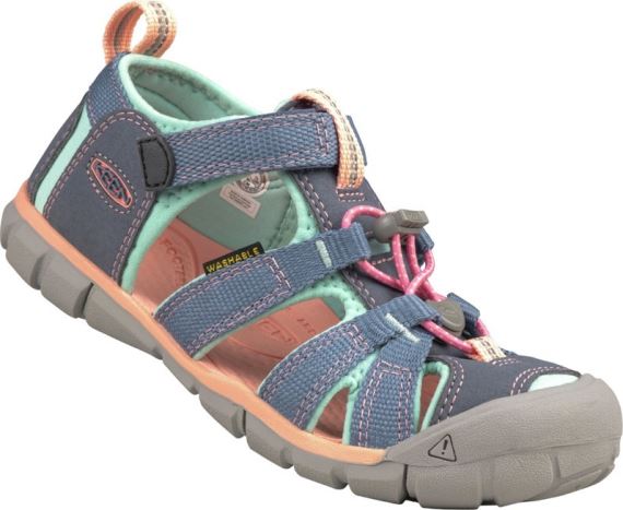 Dětské sandály KEEN Seacamp II CNX Youth flint stone/ocean wave
