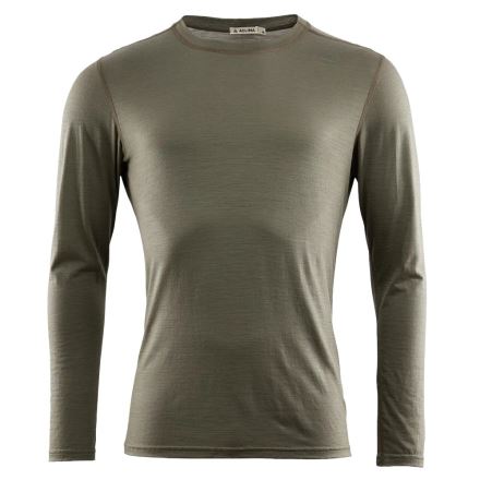 Pánské termotriko Aclima LightWool Undershirt Long Sleeve ranger green