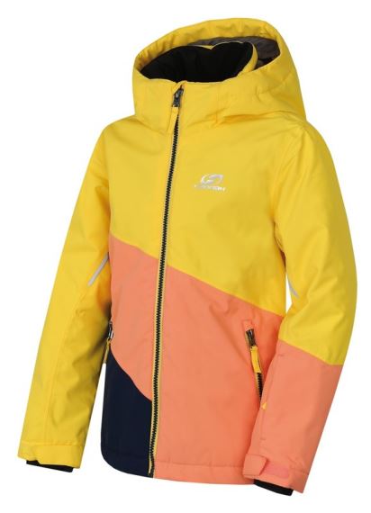 Dětská lyžařská bunda HANNAH Kigali JR yellow/cantaloupe