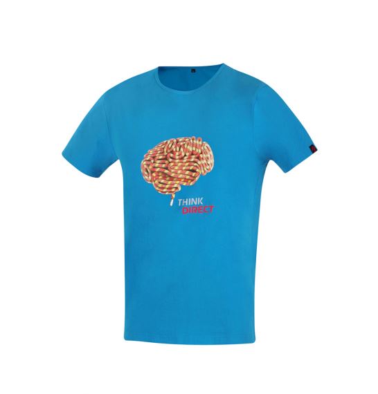 Pánské tričko s krátkým rukávem a potiskem Direct Alpine Flash ocean (brain)