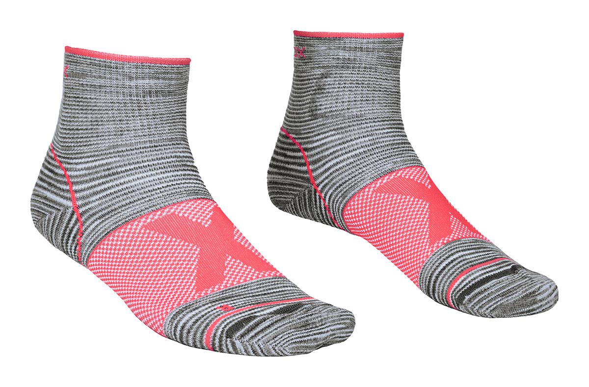 Dámské funkční ponožky Ortovox Alpinist Quarter Socks grey blend 35-38 EU