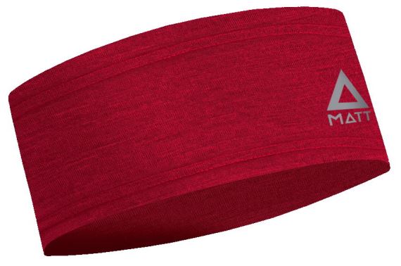 Unisex čelenka MATT Merino Headband Uni red