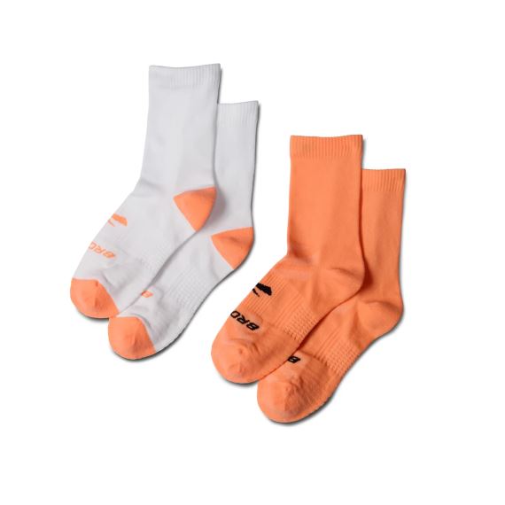 Ponožky Brooks Ghost Lite Crew 2-pack oranžová