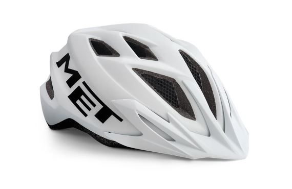 Juniorská cyklistická helma MET Crackerjack bílá