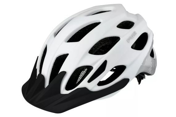 Cyklistická přilba R2 CLIFF bílá, šedá