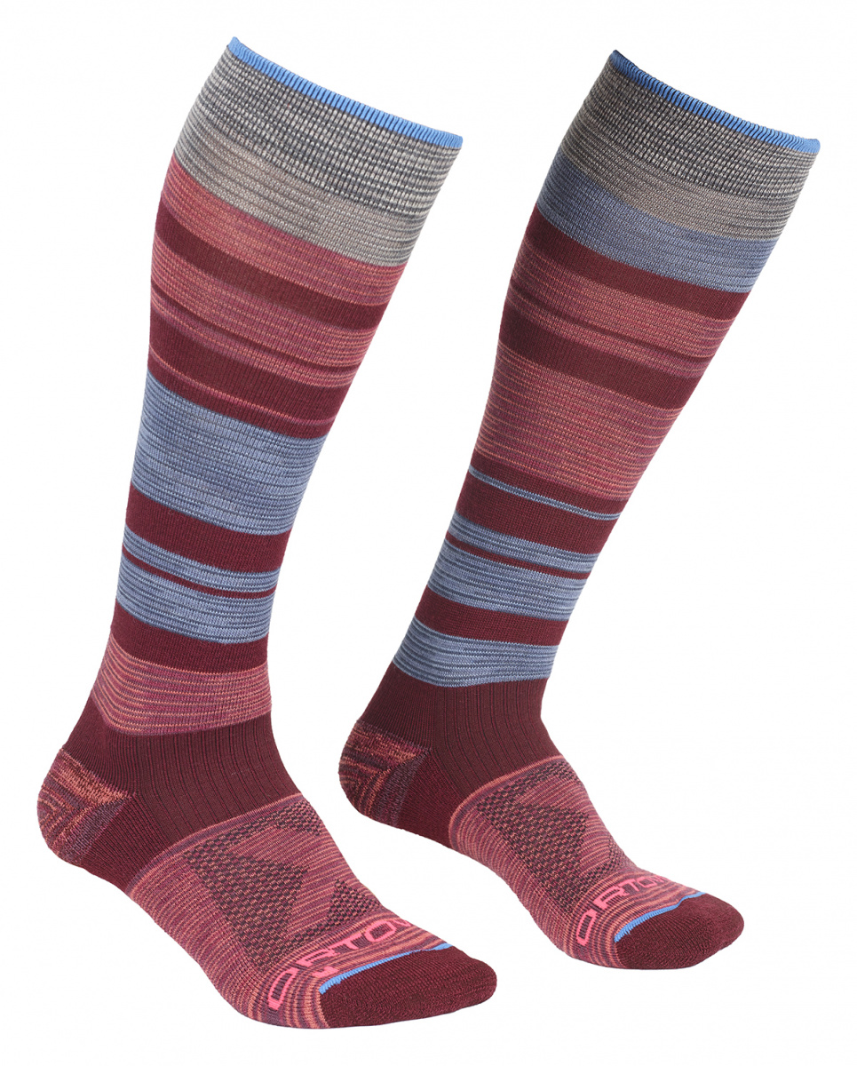 Dámské funkční termo ponožky Ortovox All Mountain Long Socks multicolour 35-38 EU