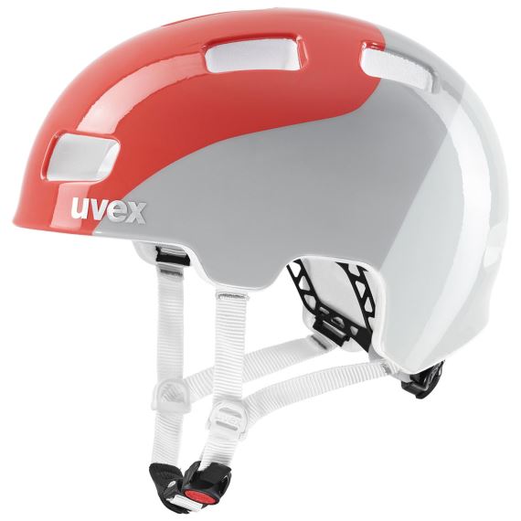 Dětská cyklistická helma Uvex HLMT 4, Grapefruit - Grey Wave