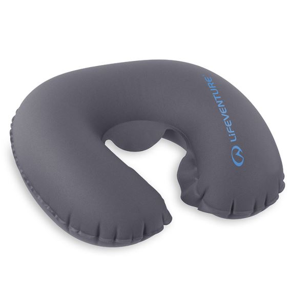 Nafukovací polštářek Lifeventure Inflatable Neck Pillow grey