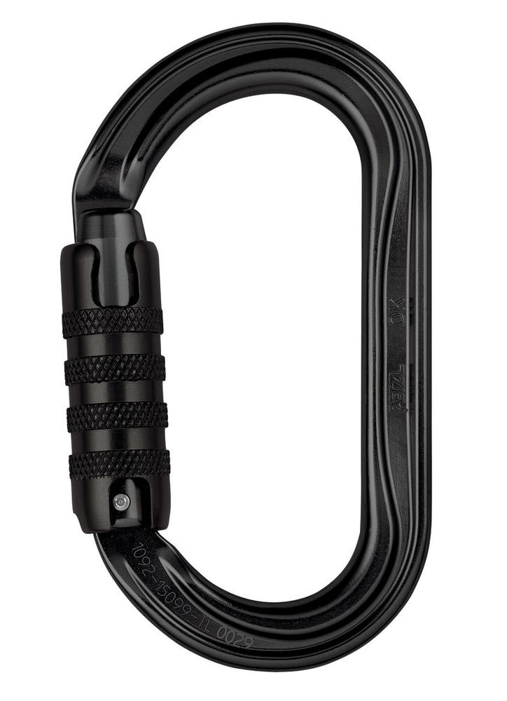 Karabina PETZL OK triact-lock černá