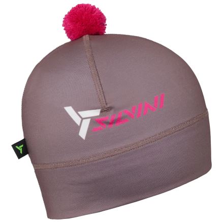 Čepice Silvini UA2717 Spinga brown-fuchsia
