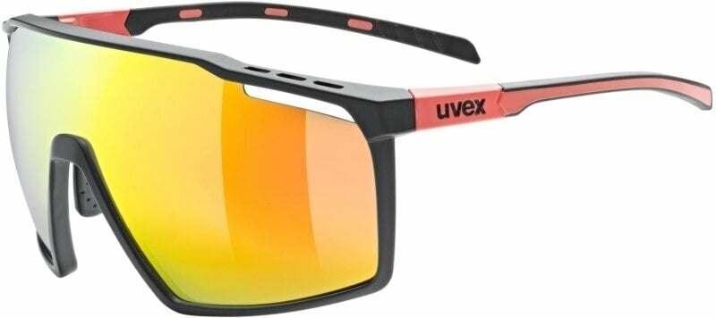 Sportovní brýle Uvex MTN Perform Black-red/Mir. red