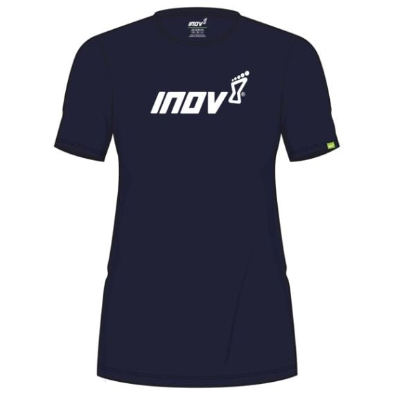 Dámské volnočasové triko INOV-8 Cotton Tee "Inov-8" W modrá