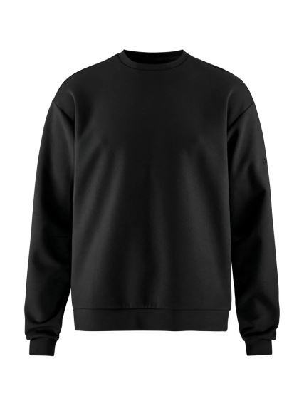 Pánská mikina Craft ADV Join RN Sweat černá, přední pohled.