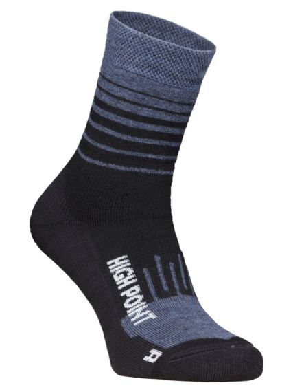 Pánské ponožky High Point Mountain Merino 3.0 Socks black/blue