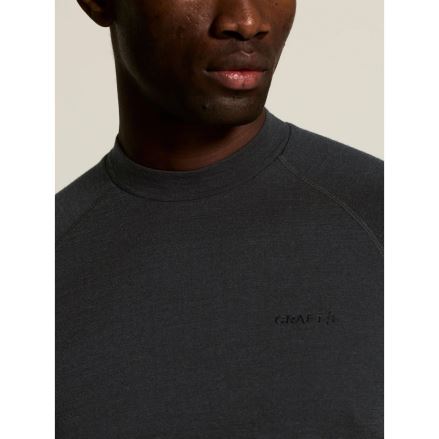 Pánské termotriko Craft Wool Comfort RN LS black (6)