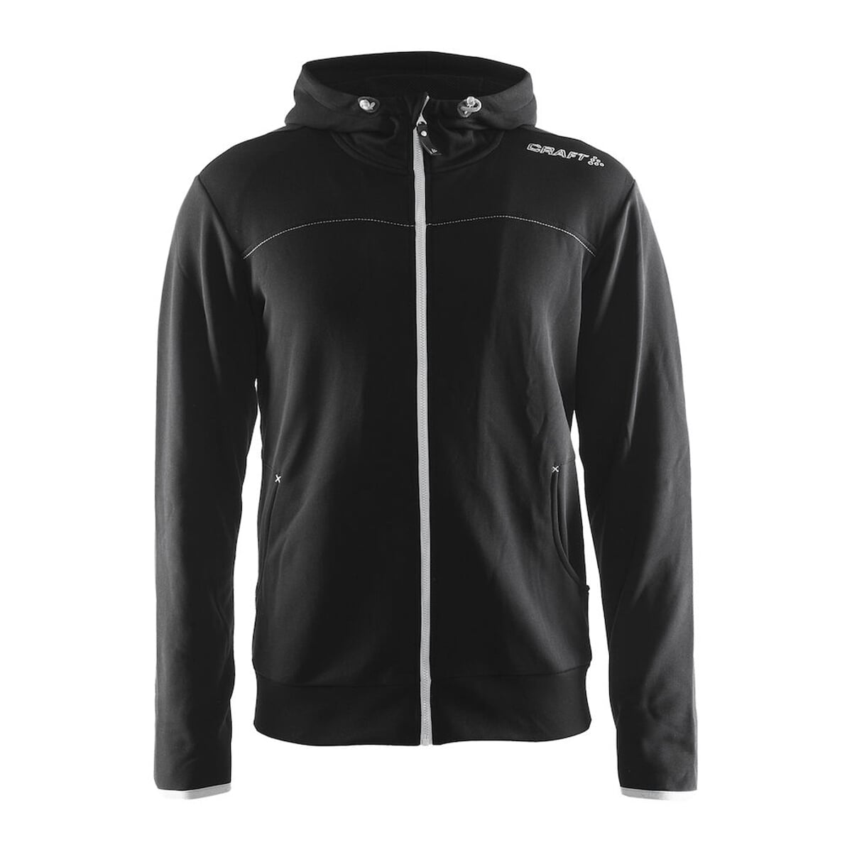 Pánská mikina Craft Leisure Full Zip černá XL