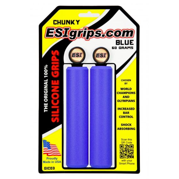 Gripy ESI Grips Chunky Classsic 60 g modrá