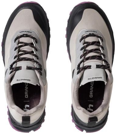 Dámská turistická bota Hannah GRANITE W WP limestone/bordeaux (4)