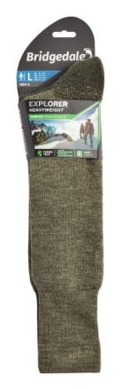 Ponožky Bridgedale Explorer Heavyweight Merino Performance Knee olive/531 (2)