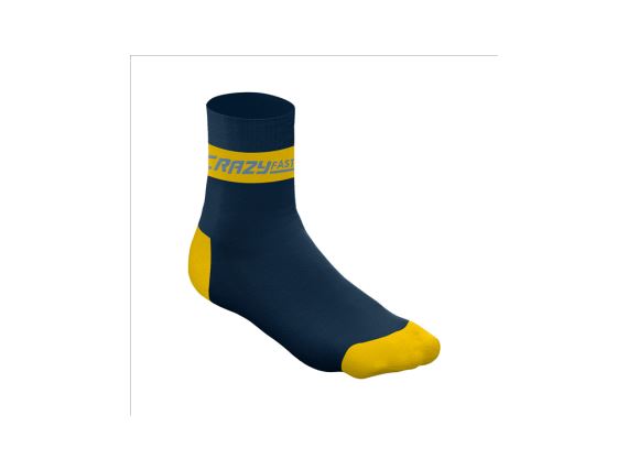 Nízké sportovní ponožky Crazy Carbon Socks Sulfer