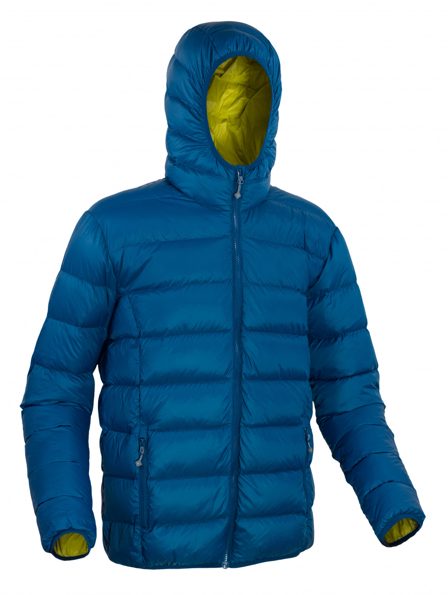 Pánská bunda Warmpeace Vernon shadow blue/mustard 3XL