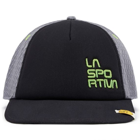 Pánská kšiltovka La Sportiva Hive Cap Carbon/Lime Green