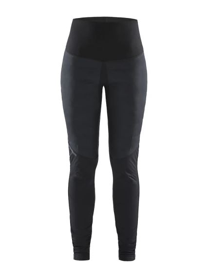 Dámské zateplené kalhoty Craft ADV Pursuit Thermal černá – celkový přední pohled.