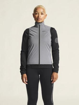 Dámská cyklistická vesta Craft ADV Essence Lumen Wind šedá (5)