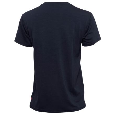 Dámské tričko Aclima LightWool Tee Logo navy blazer (1)