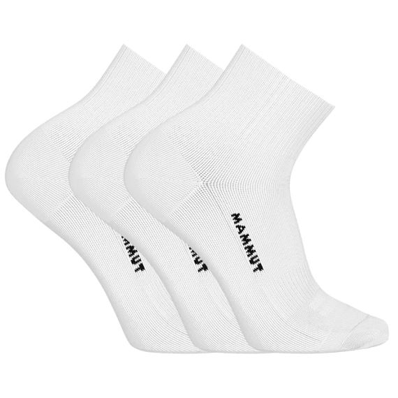 Ponožky Mammut Everyday Quarter Socks 3 Pack white-white-white