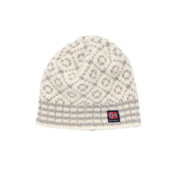 Čepice Devold Svalbard Wool Beanie offwhite/grey 58