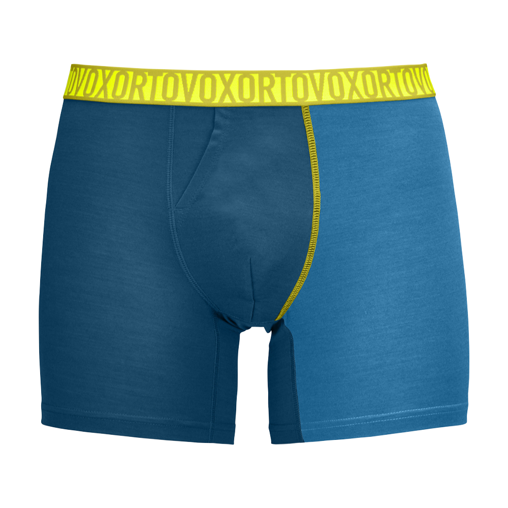 Pánské funkční boxerky Ortovox 150 Essential Boxer Briefs Petrol Blue L