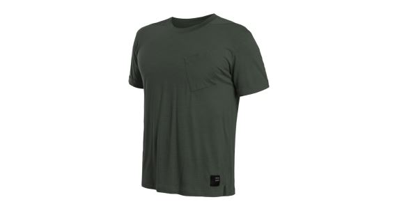 Pánské funkční triko Sensor Merino Air Traveller Olive green