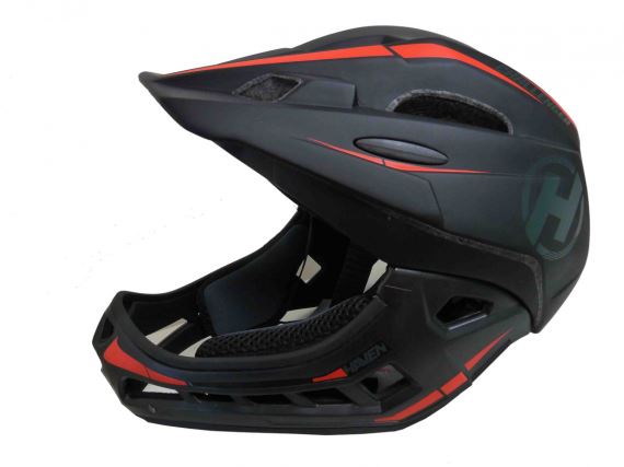 Cyklistická helma Haven Challenger černá/červená