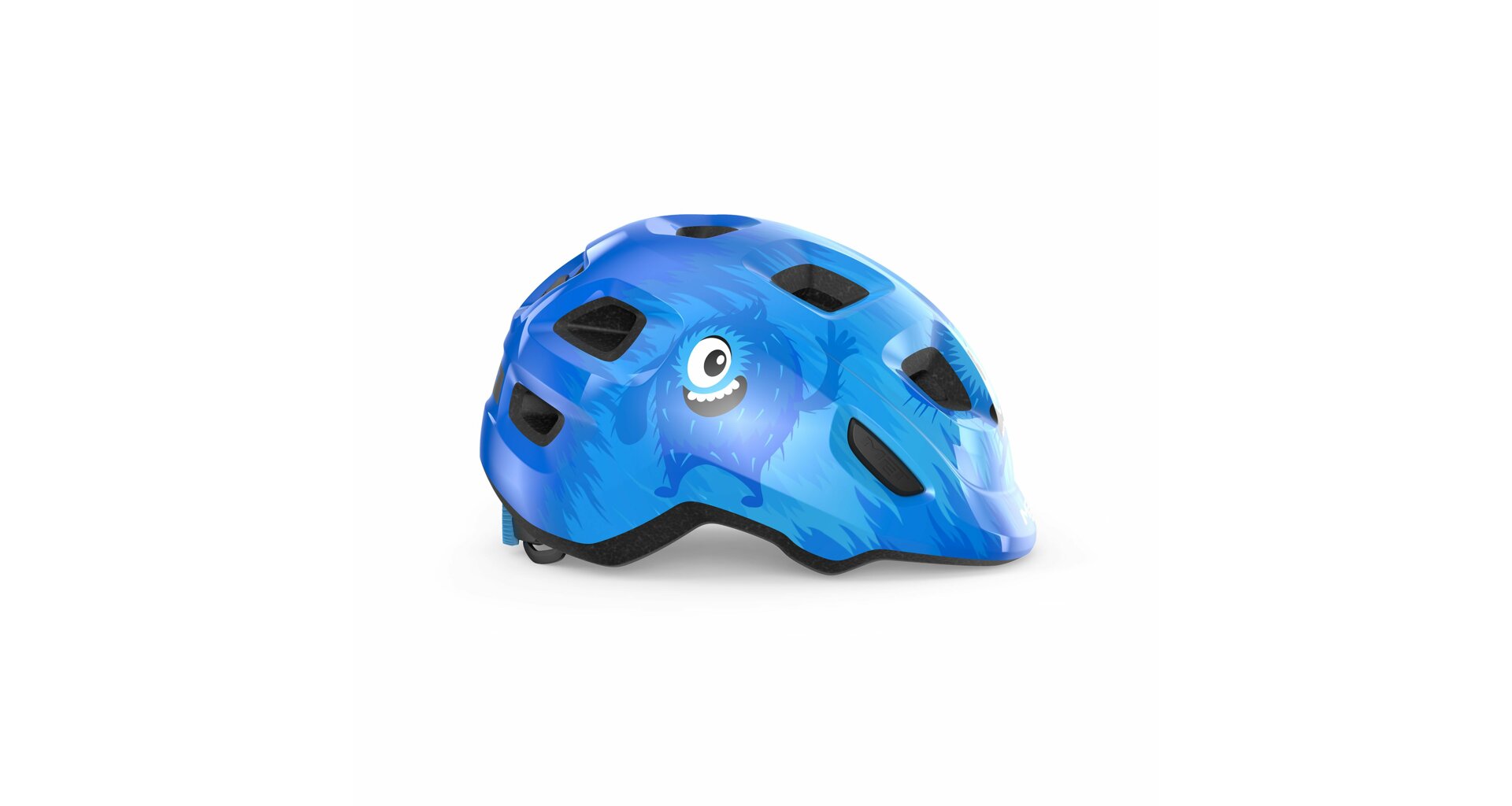 Dětská cyklistická helma MET Hooray modrá příšerky -46/52