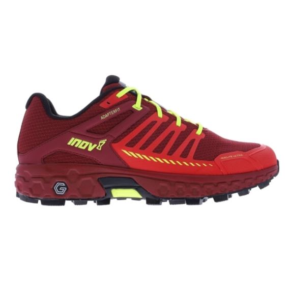 Pánské běžecké boty Inov8 Roclite Ultra G 320 M dark red/red/yellow