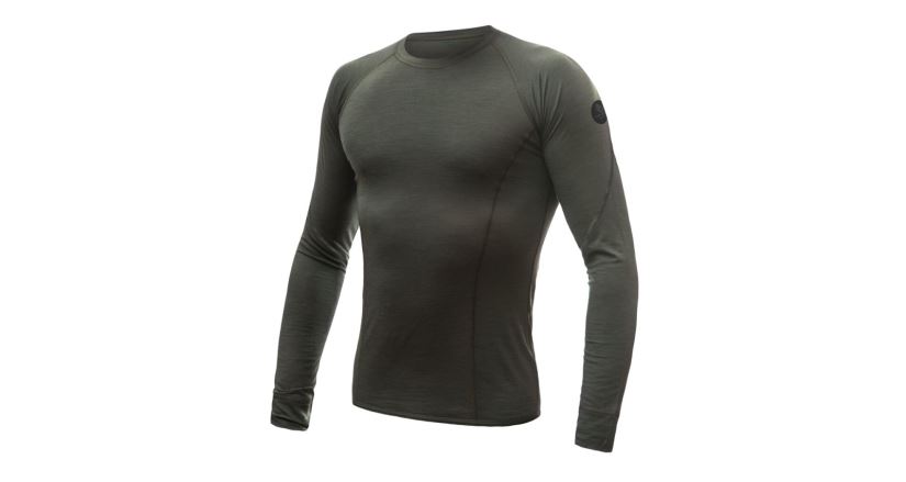 Pánské funkční tričko s dlouhým rukávem Sensor Merino Air Olive green